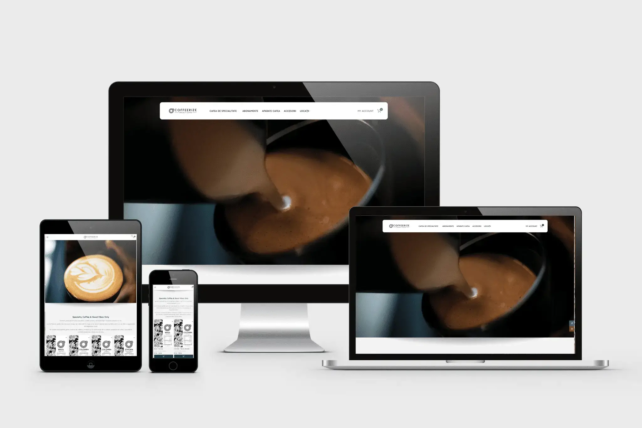 Web Design CoffeeRize