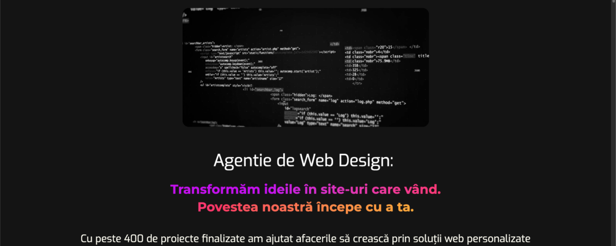 3 motive pentru care ProjectMedia domină web design Timișoara
